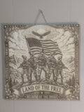 Defenders of Freedom – U.S. Army Tribute Wood Art
