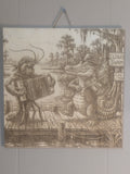 Zydeco Dock Party Wood-Burned Wall Decor