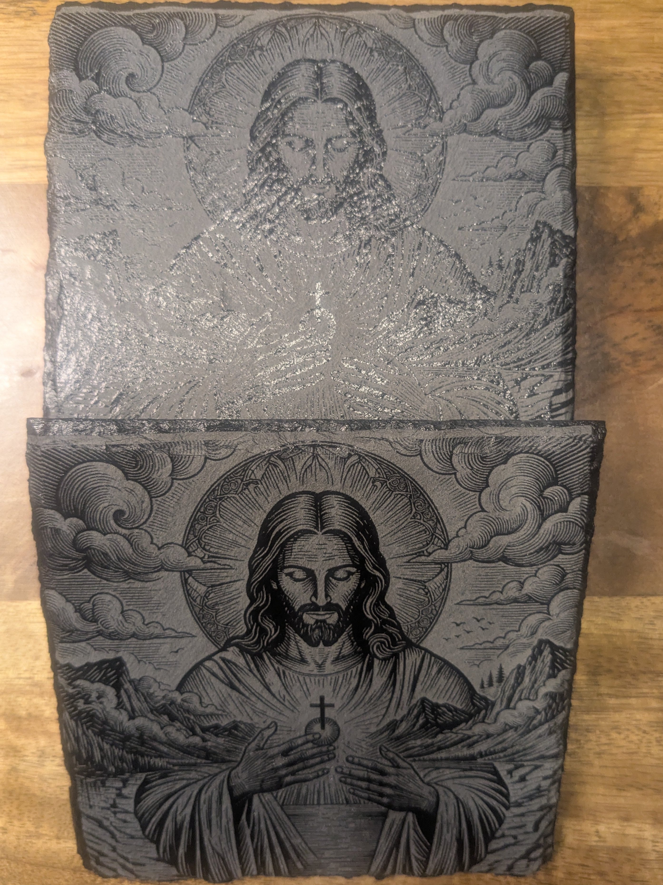 set of 4 slate coaster 