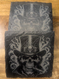 The Voodoo King – Etched Slate Coaster Set