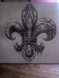 Cajun Seafood Fleur-de-Lis Wall Art